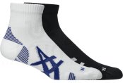 Asics 2 paires Cushion Run Quarter 