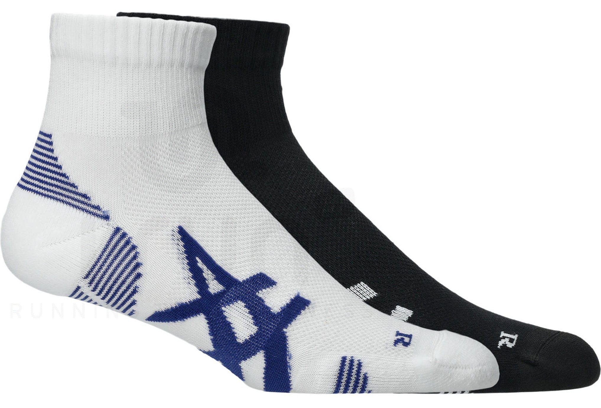 Asics 2 pairs of Cushion Run Quarter socks