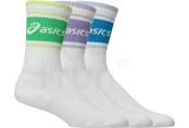 Asics 3 paires Logo Crew 