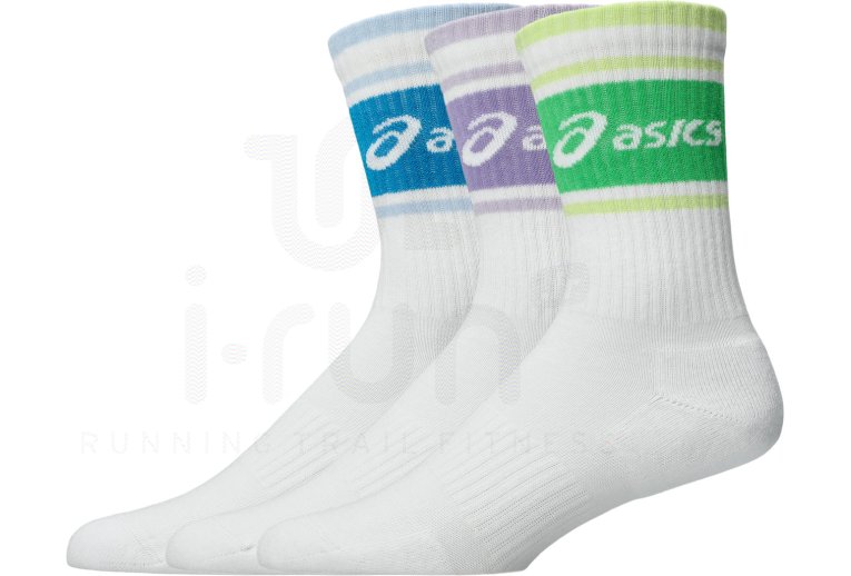 Asics 3 paires Logo Crew