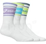 Asics 3 paires Logo Crew