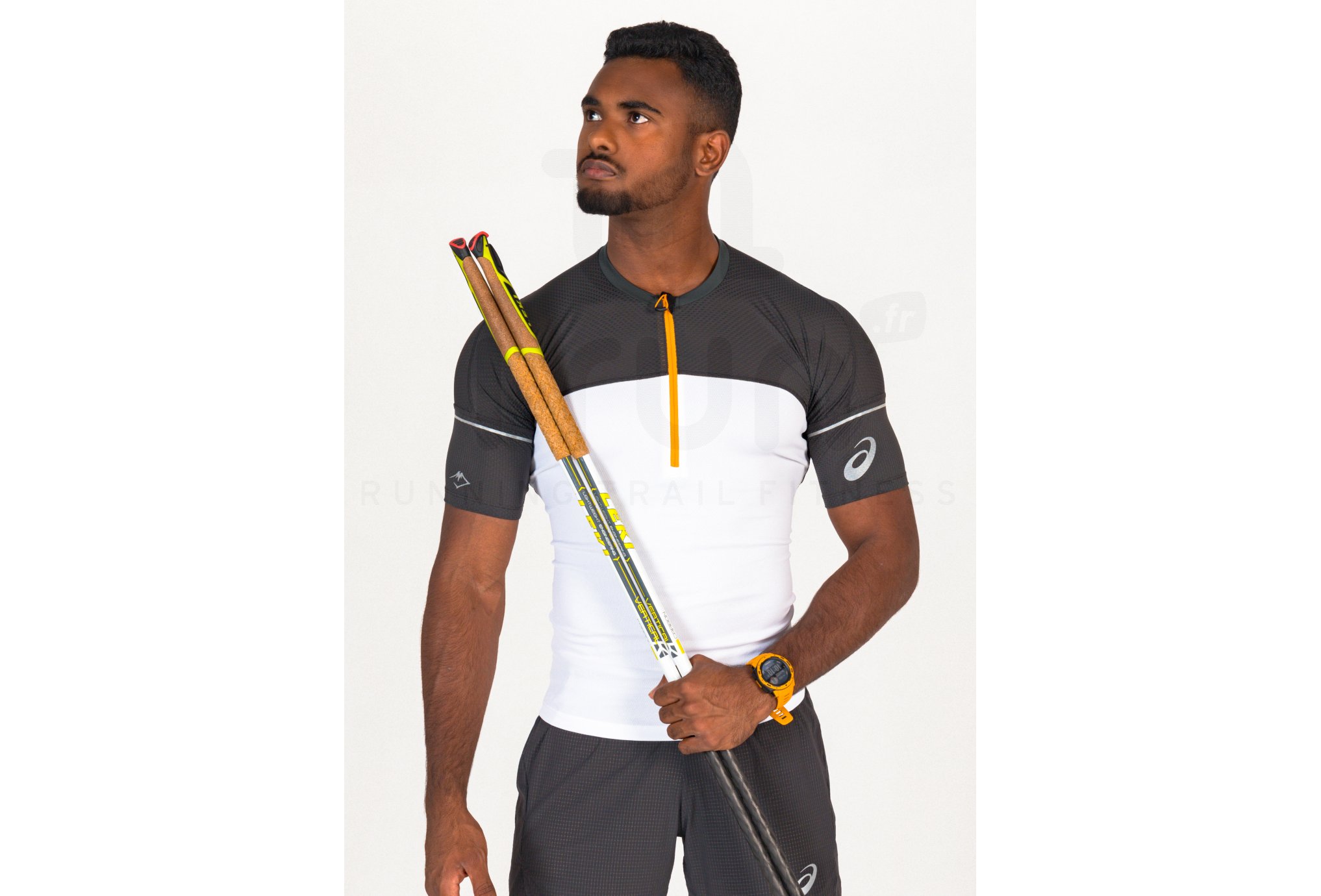Asics camiseta manga corta Fujitrail 1/2 Zip