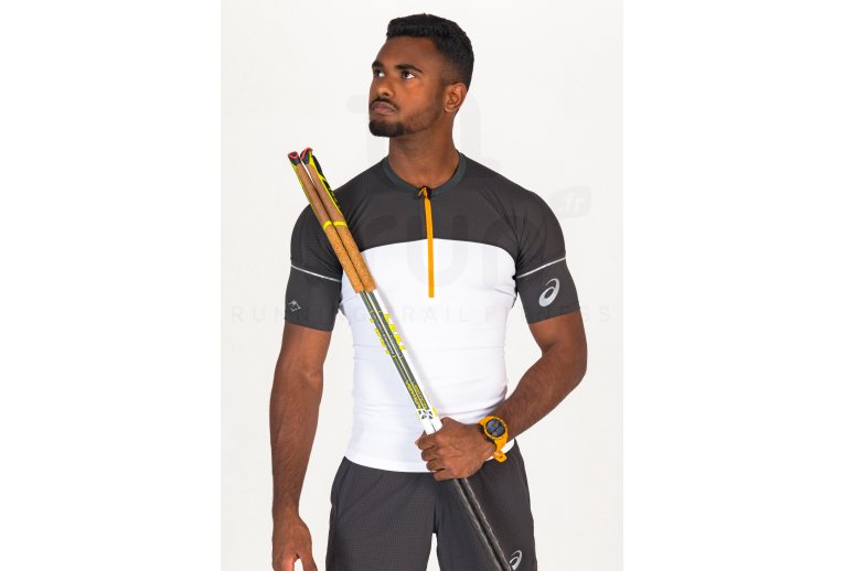 Asics camiseta manga corta Fujitrail 1/2 Zip