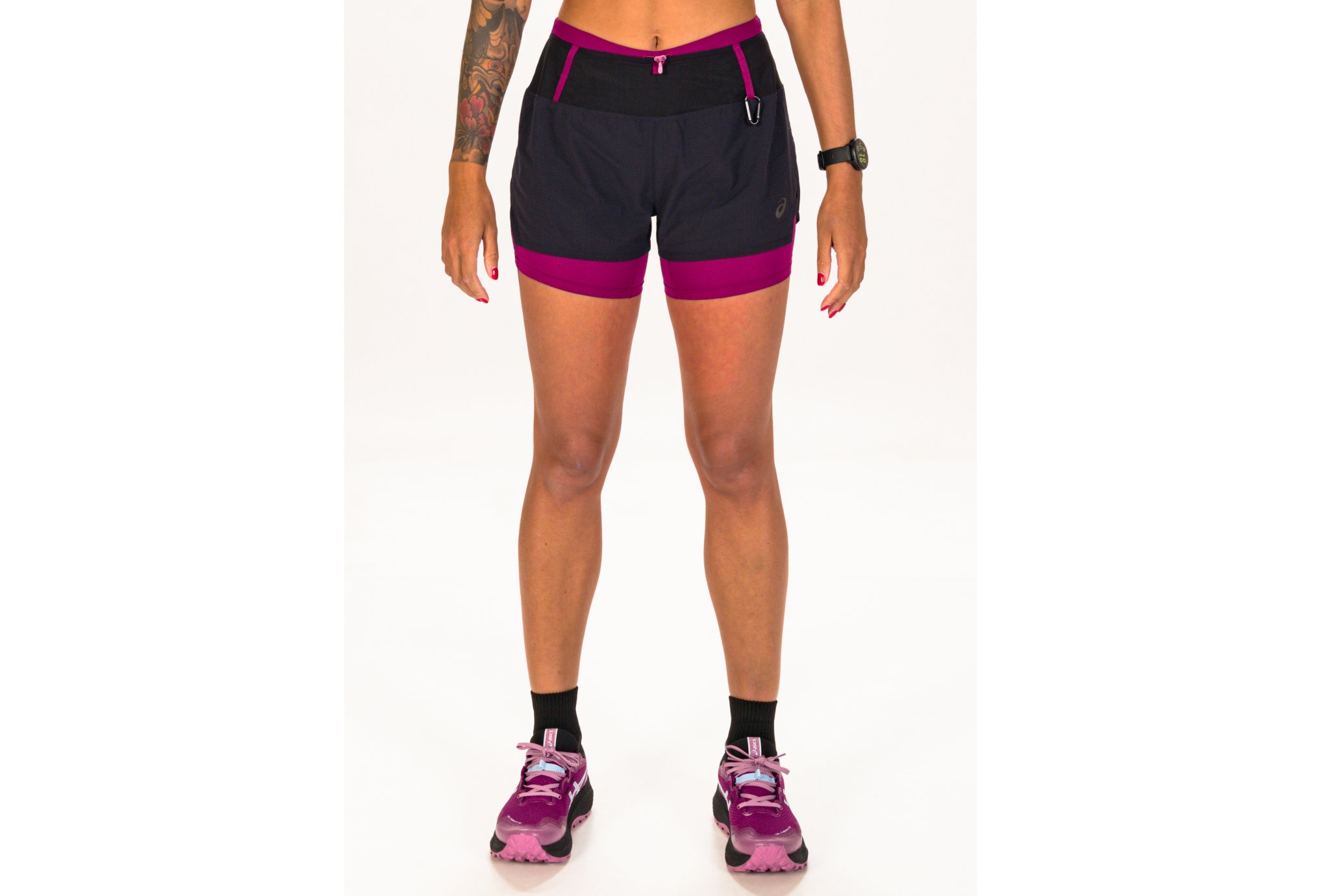 Asics Fujitrail 2 en 1 W vêtement running femme