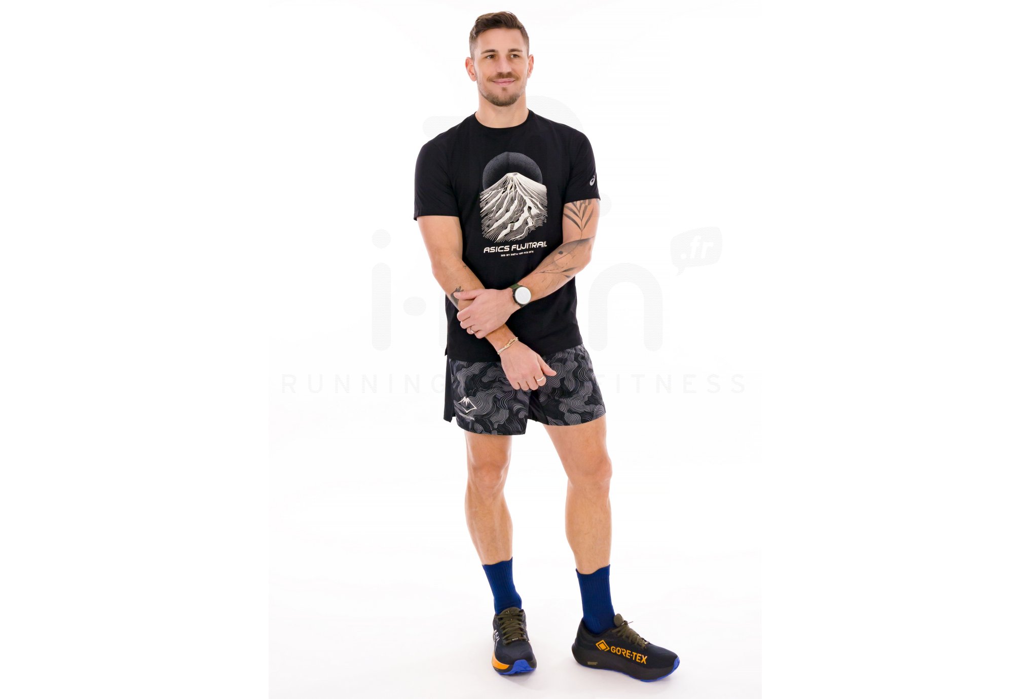 Asics Fujitrail Logo Herren