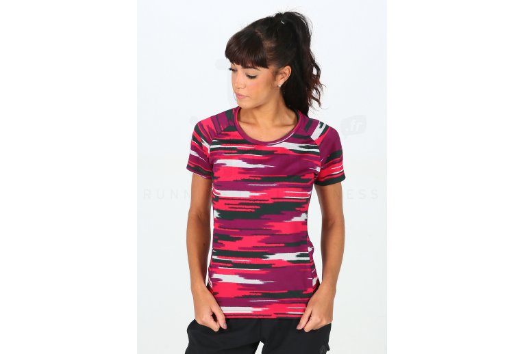 Asics FuzeX Printed SS Top Damen