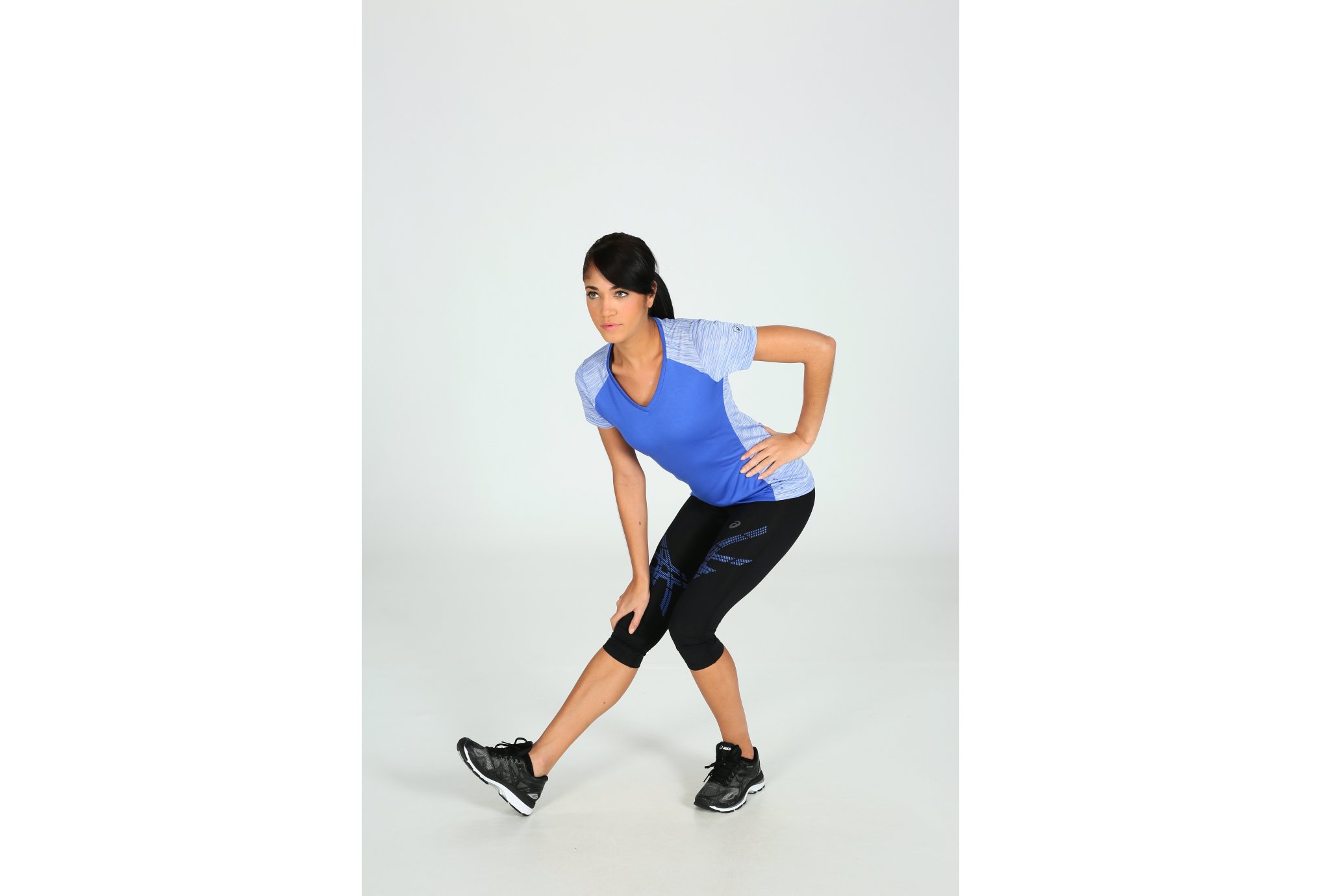 Asics Camiseta manga corta FuzeX V-Neck SS Top