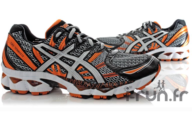 Asics GEL NIMBUS 12 - Noire & Orange 