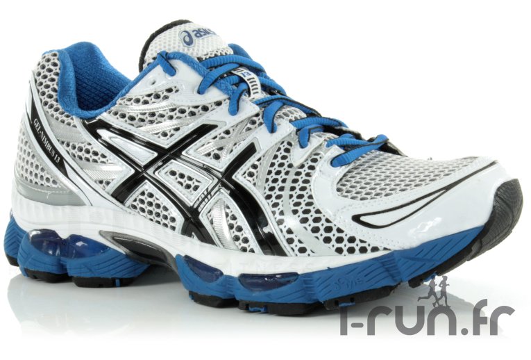 Asics Gel Nimbus 13 blanche et bleue 