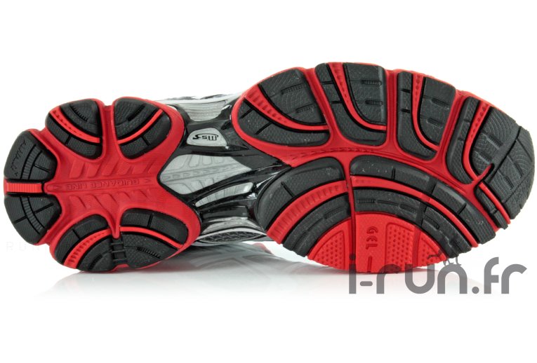 Asics Gel Nimbus 13 Grise et Rouge 