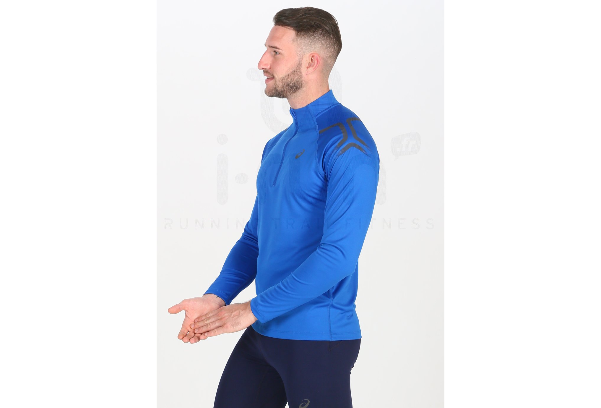 Asics camiseta manga larga Icon 1/ 2 Zip
