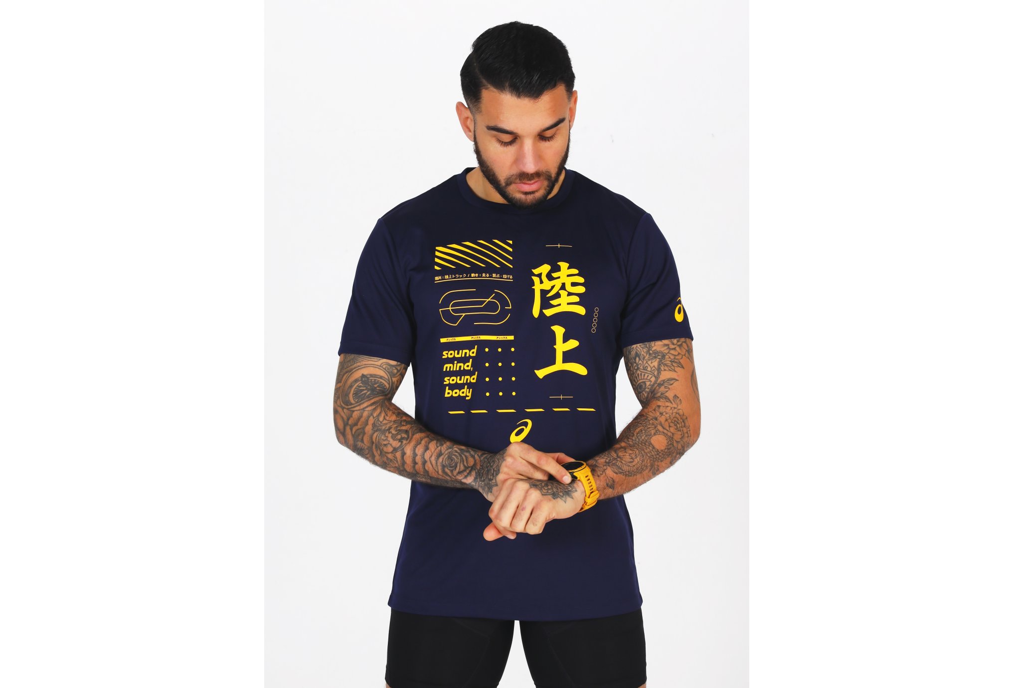 Asics camiseta manga corta Kanji
