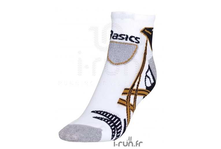 Asics Kayano Sock Blanche, Or et Noire 