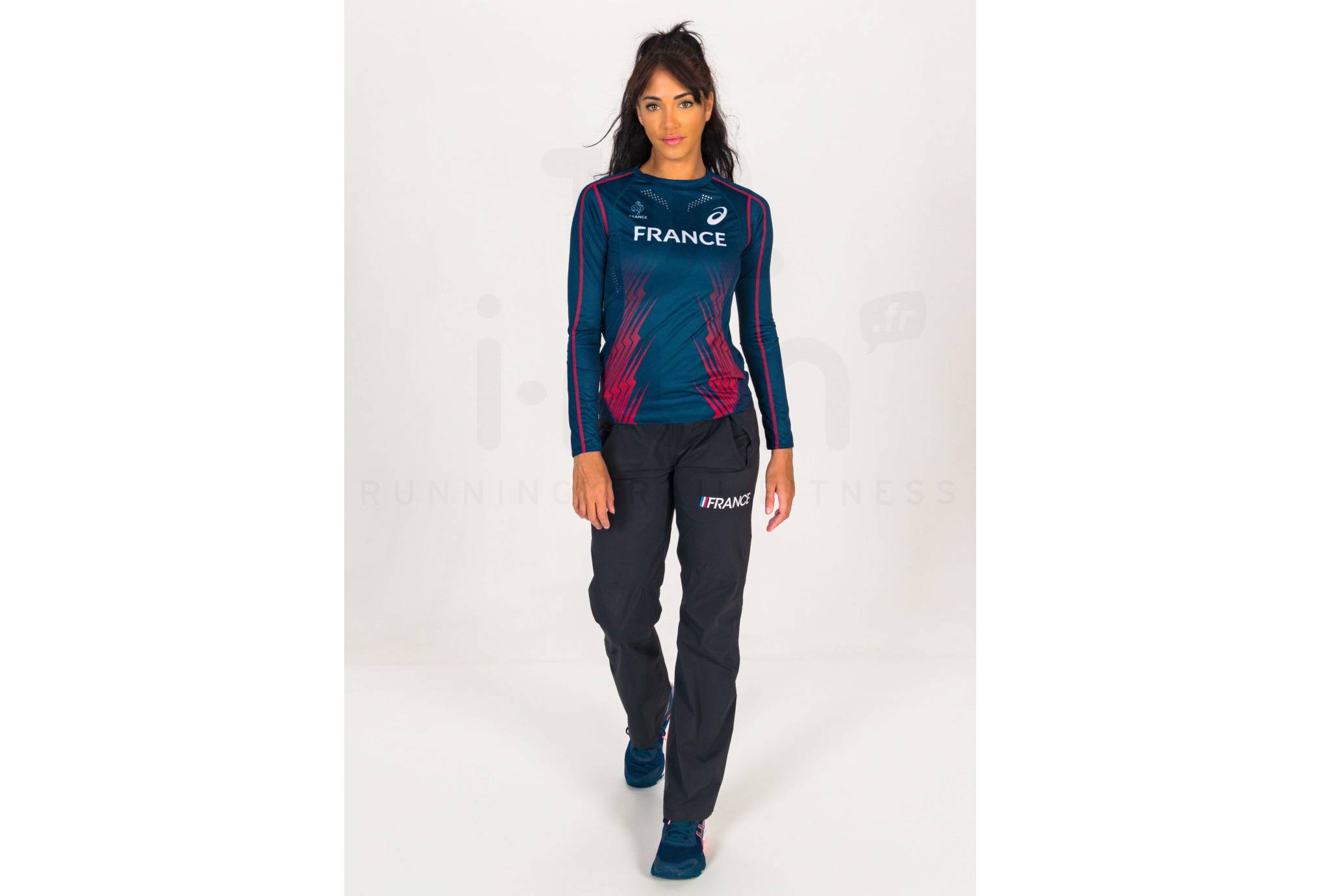 Asics Maillot manches longues �quipe de France Damen
