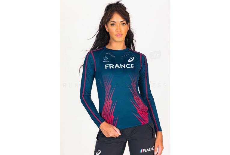 Asics Maillot manches longues �quipe de France Damen