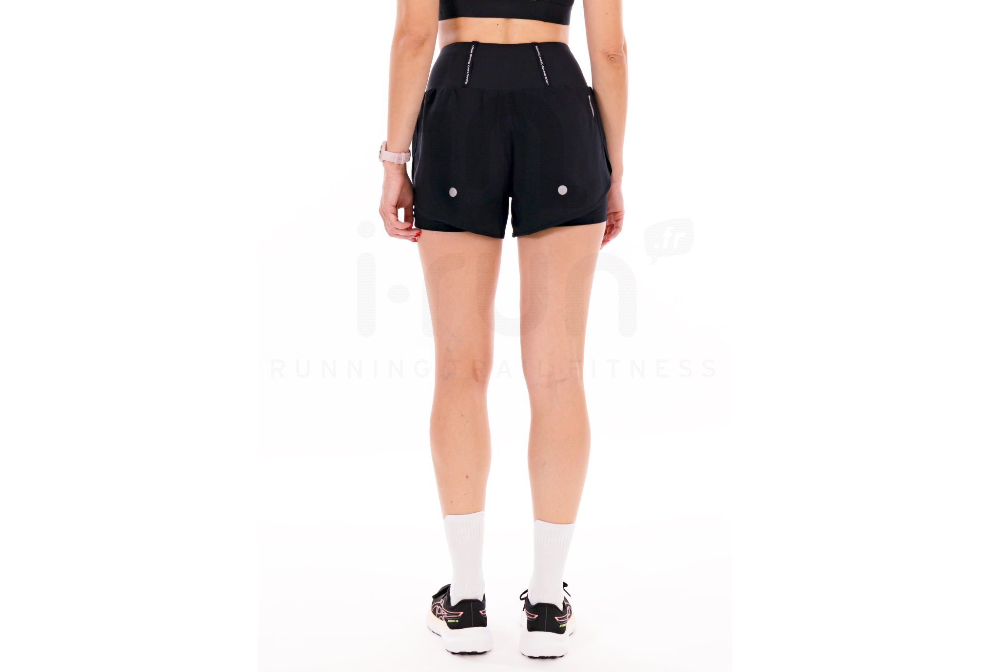 Asics pantal�n corto Road 2 en 1 negro