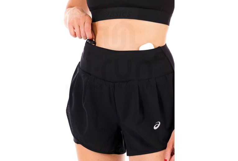 Asics pantal�n corto Road 2 en 1 negro