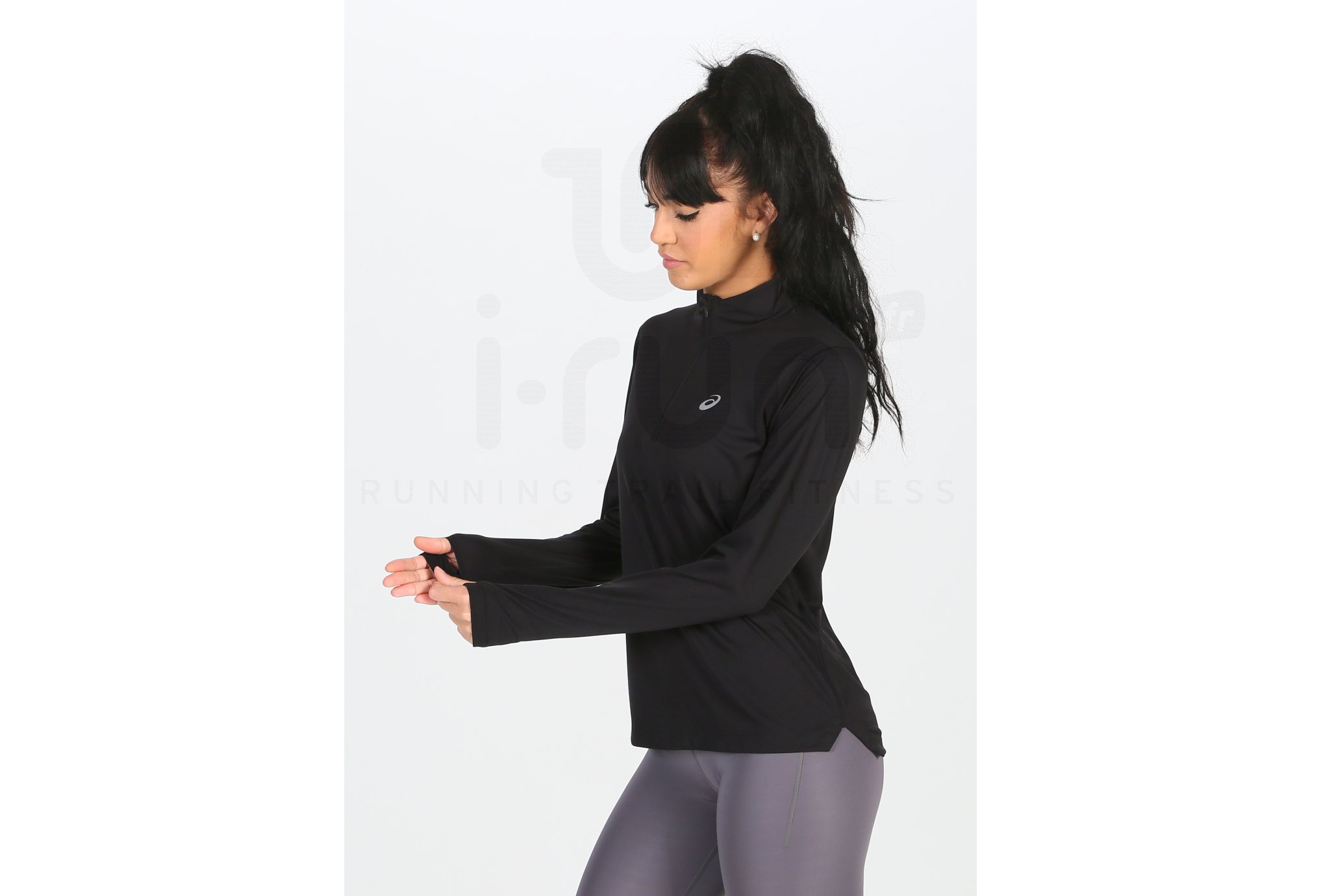 Asics camiseta manga larga Silver LS 1/2 Zip