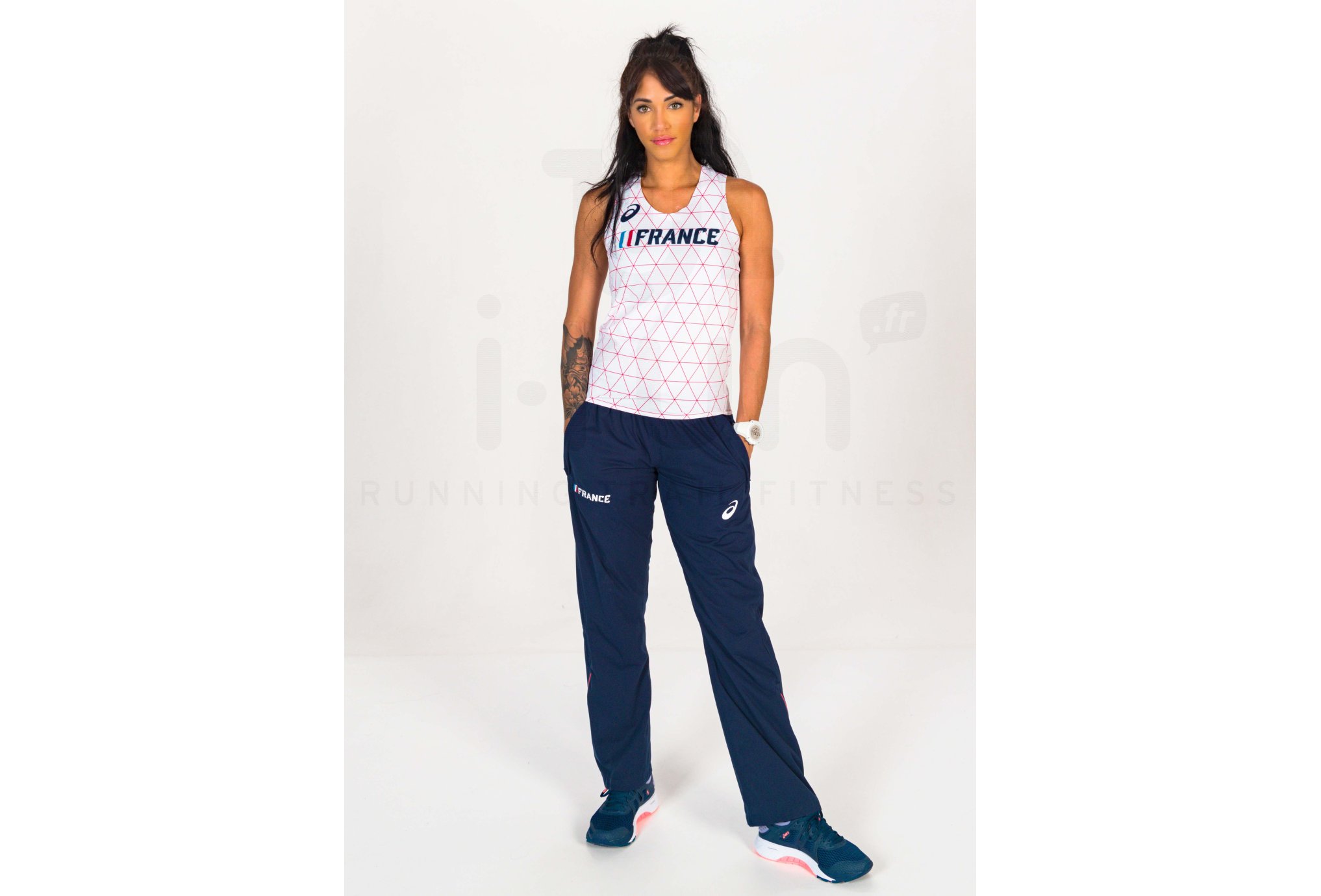 Asics camiseta de tirantes Singlet France