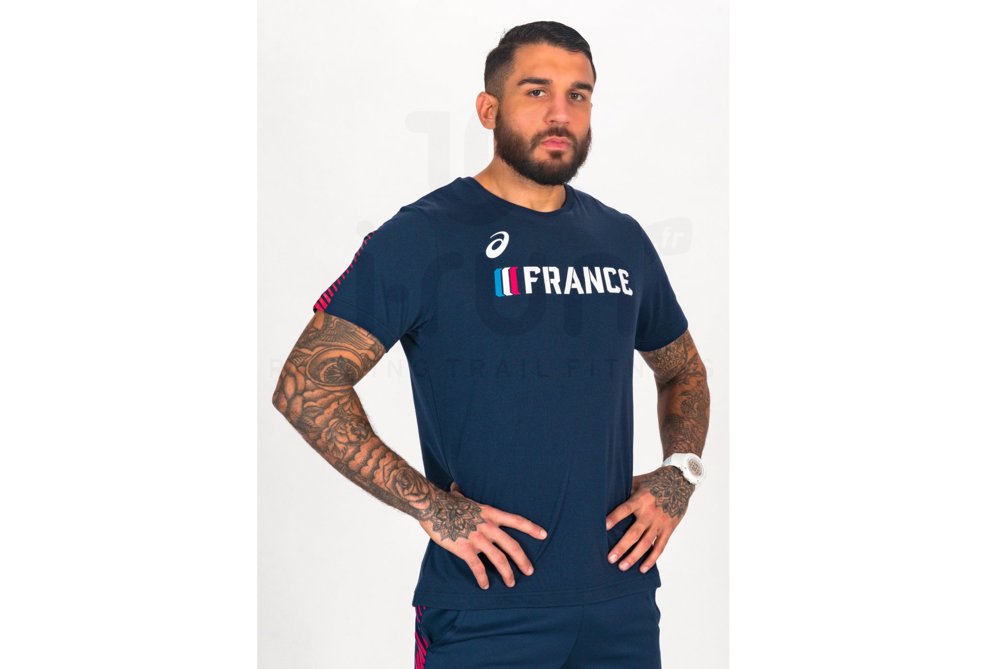 Asics SS Logo Tee France Herren