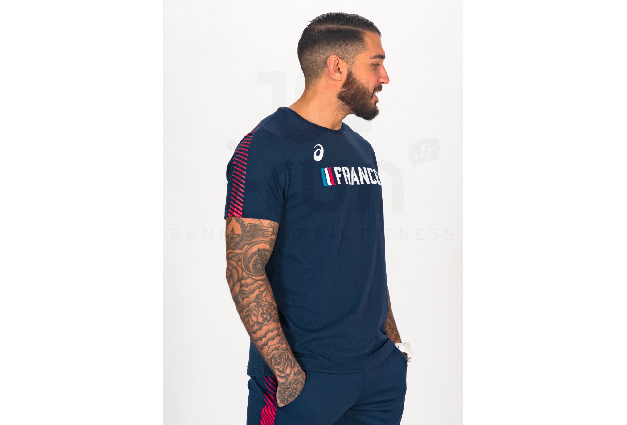 Asics SS Logo Tee France Herren