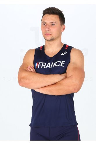 Asics T&F Singlet �quipe de France M 
