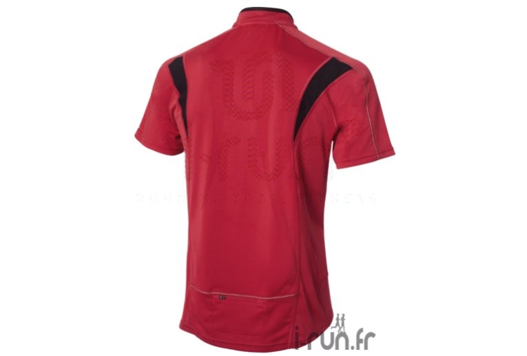 Asics T.S 1/2 Zip Round Neck Top Tango M 