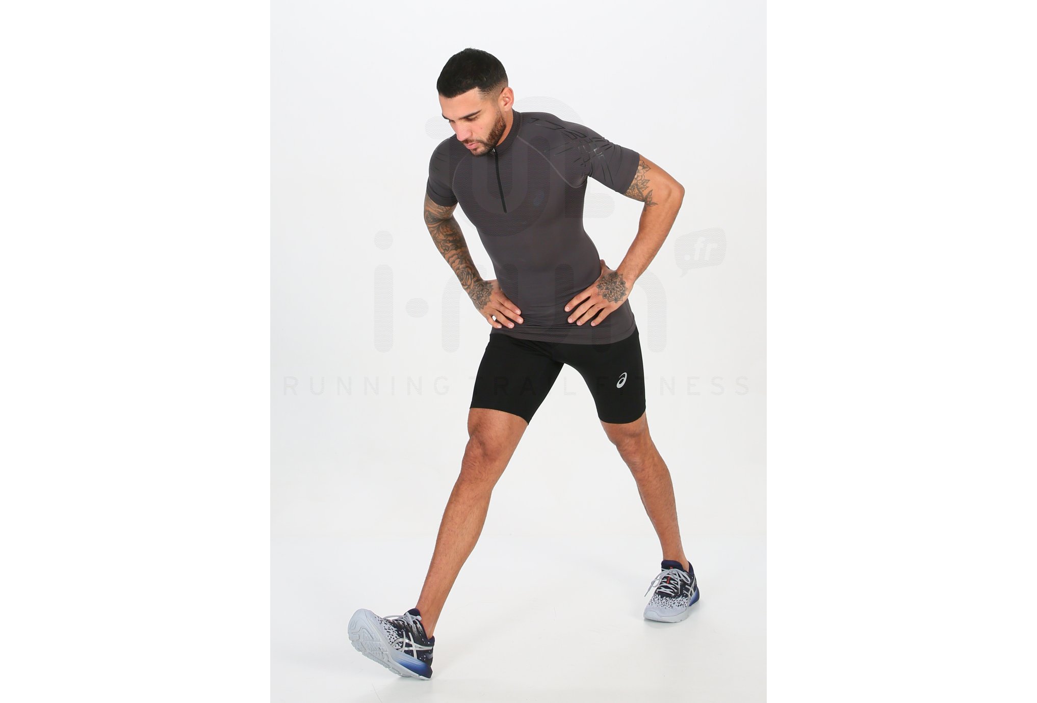 Asics Tee-shirt Inner Muscle 1/2 Zip Herren