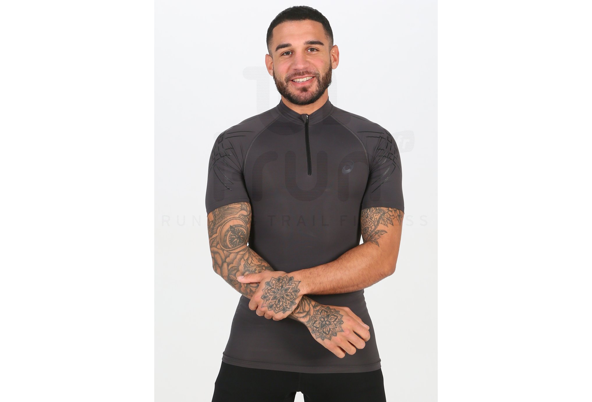 Asics Tee-shirt Inner Muscle 1/2 Zip Herren