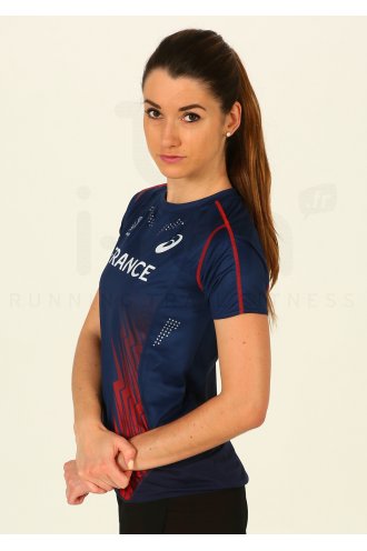 Asics Tee-shirt manches courtes �quipe de France W 