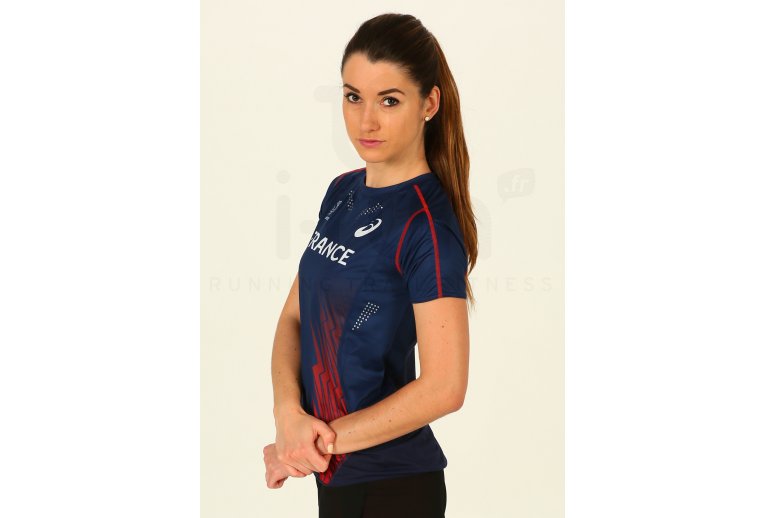 Asics Tee-shirt manches courtes �quipe de France Damen