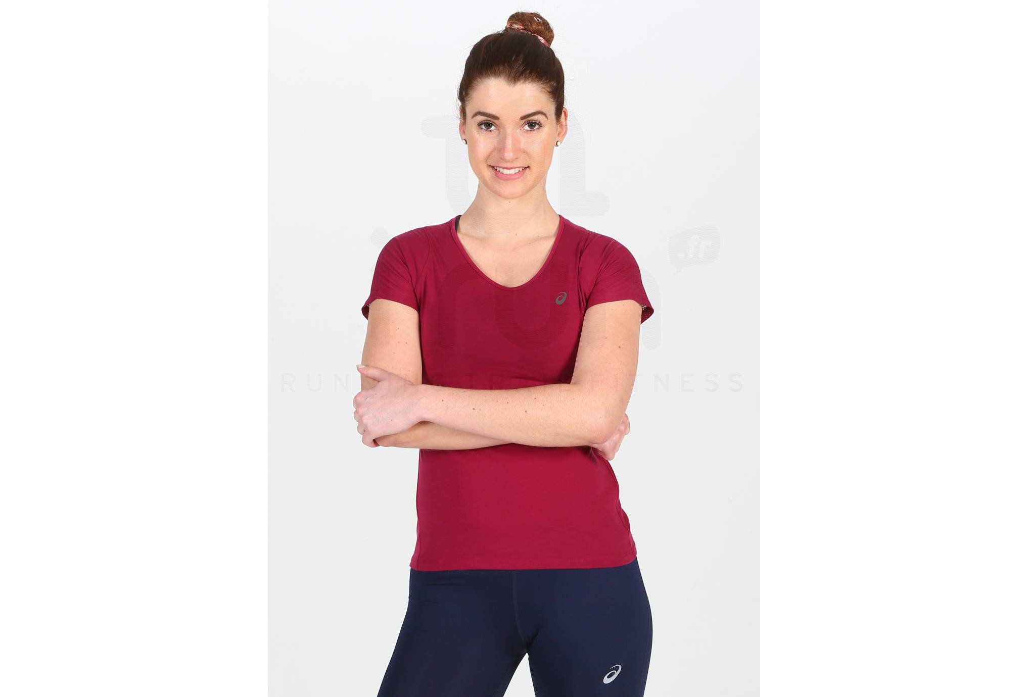 Asics camiseta manga corta V-Neck