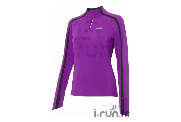Asics W'S 1/2 Zip L/S Top Violet 