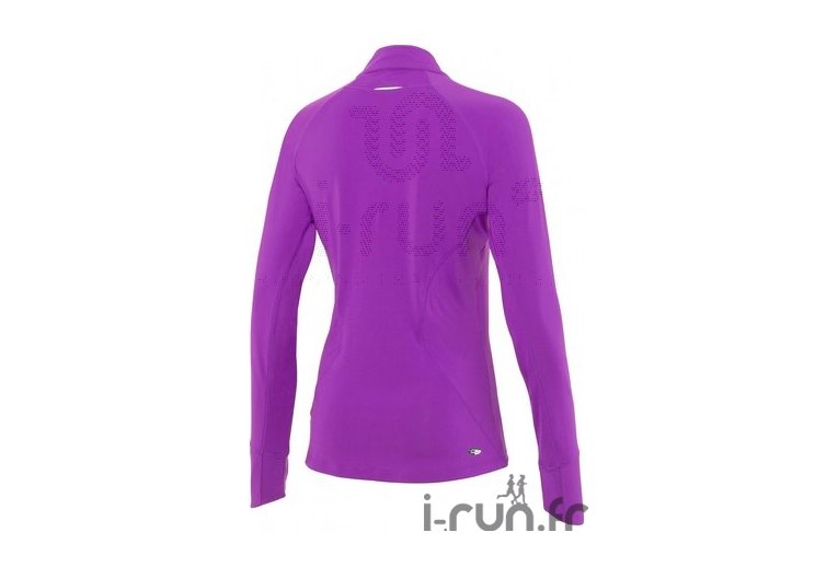 Asics W'S 1/2 Zip L/S Top Violet 