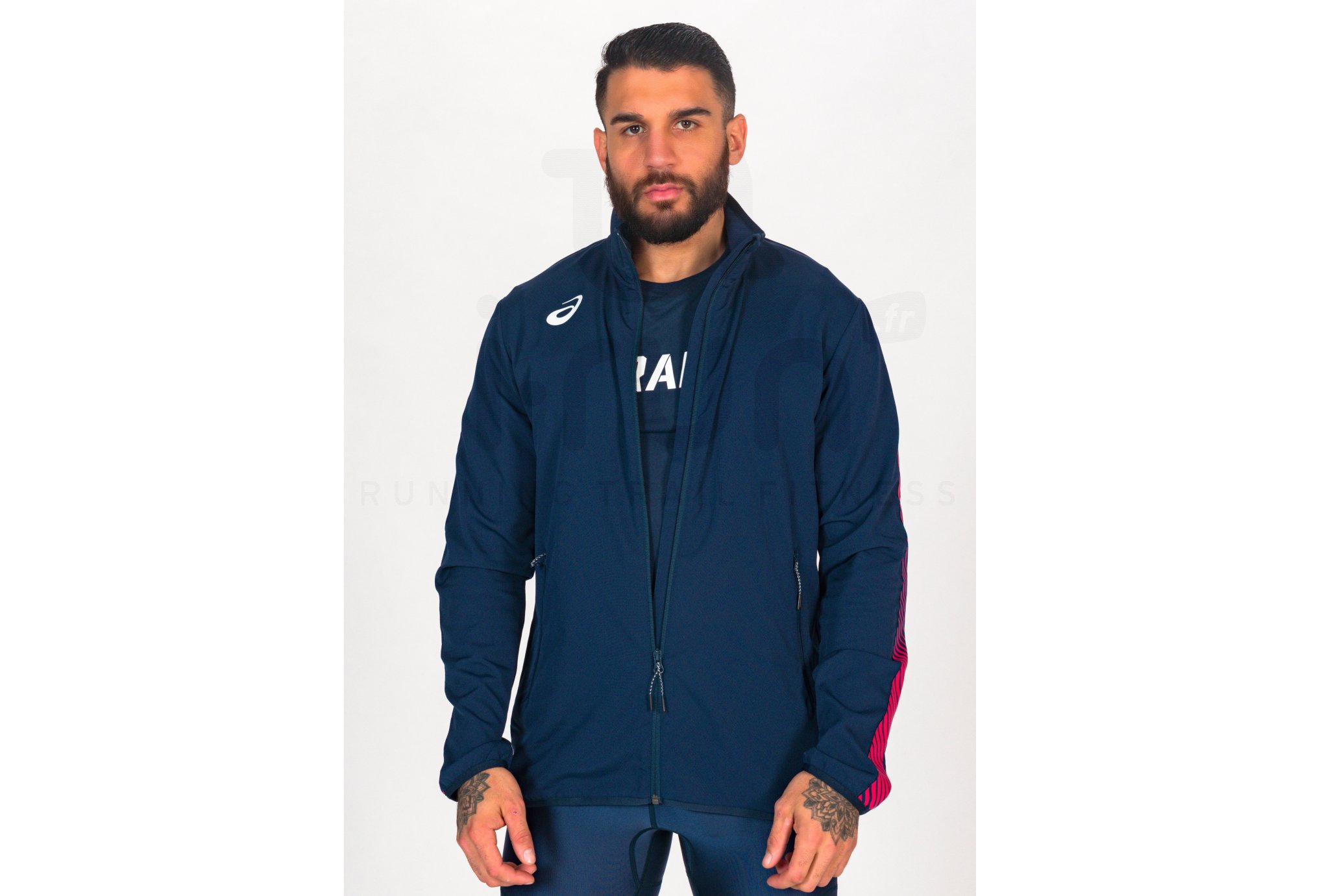 Asics Woven Full Zip Jacket Herren