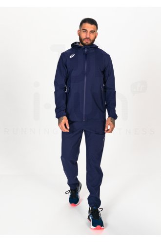 Asics Woven Full Zip Rain Jacket France M 