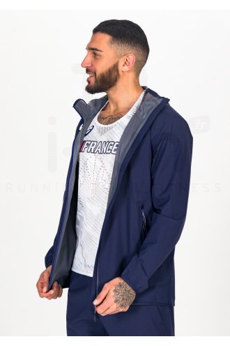 Asics Woven Full Zip Rain Jacket France M 