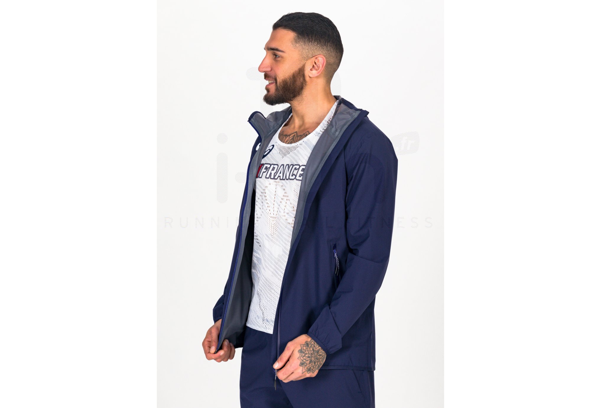Asics Woven Full Zip Rain Jacket France Herren