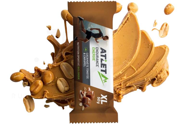 Atlet Barra Energ�tica Biol�gica 50 g Amendoim torrado e Caramelo