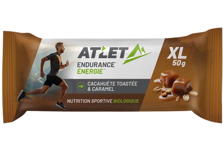 Atlet Barra Energ�tica Biol�gica 50 g Amendoim torrado e Caramelo