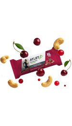 Atlet Barre �nerg�tique Biologique 50 g Noix de cajou et Fruits rouges
