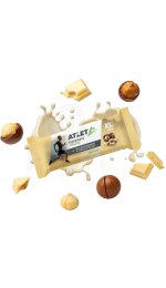 Atlet Barre �nerg�tique Biologique 50 g Noix de macadamia et Chocolat blanc