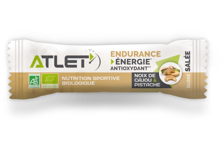 Atlet Barre �nerg�tique Endurance Sal�e - Noix de Cajou / Pistache