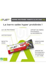 Atlet Barre �nerg�tique prot�in�e - tomate olive chia