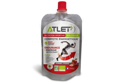 Compote énergétique Bio - Pomme et fraise