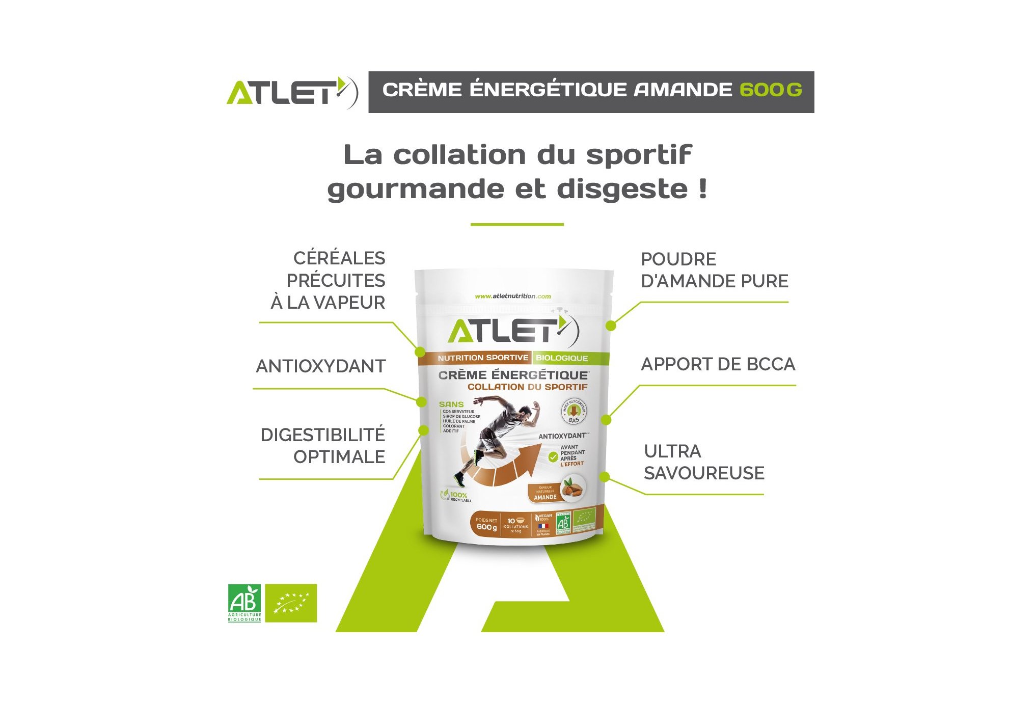 Atlet Cr?me ?nerg?tique - Amande