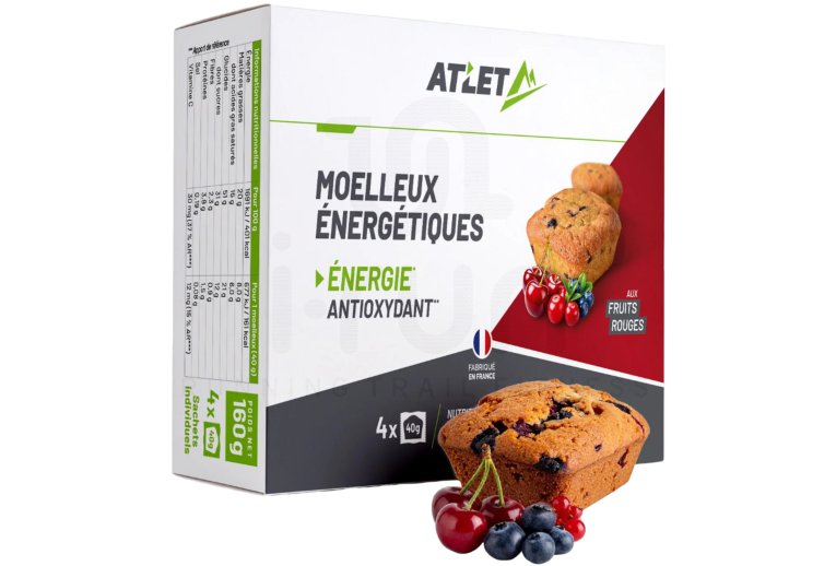 Atlet �tui de 4 Moelleux �nerg�tique - Fruits Rouges