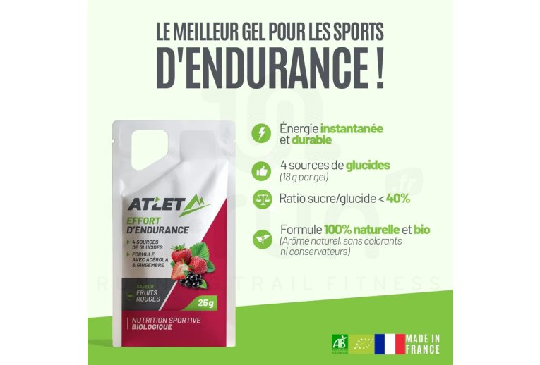 Atlet Gel ?nerg?tique - Fruits Rouges