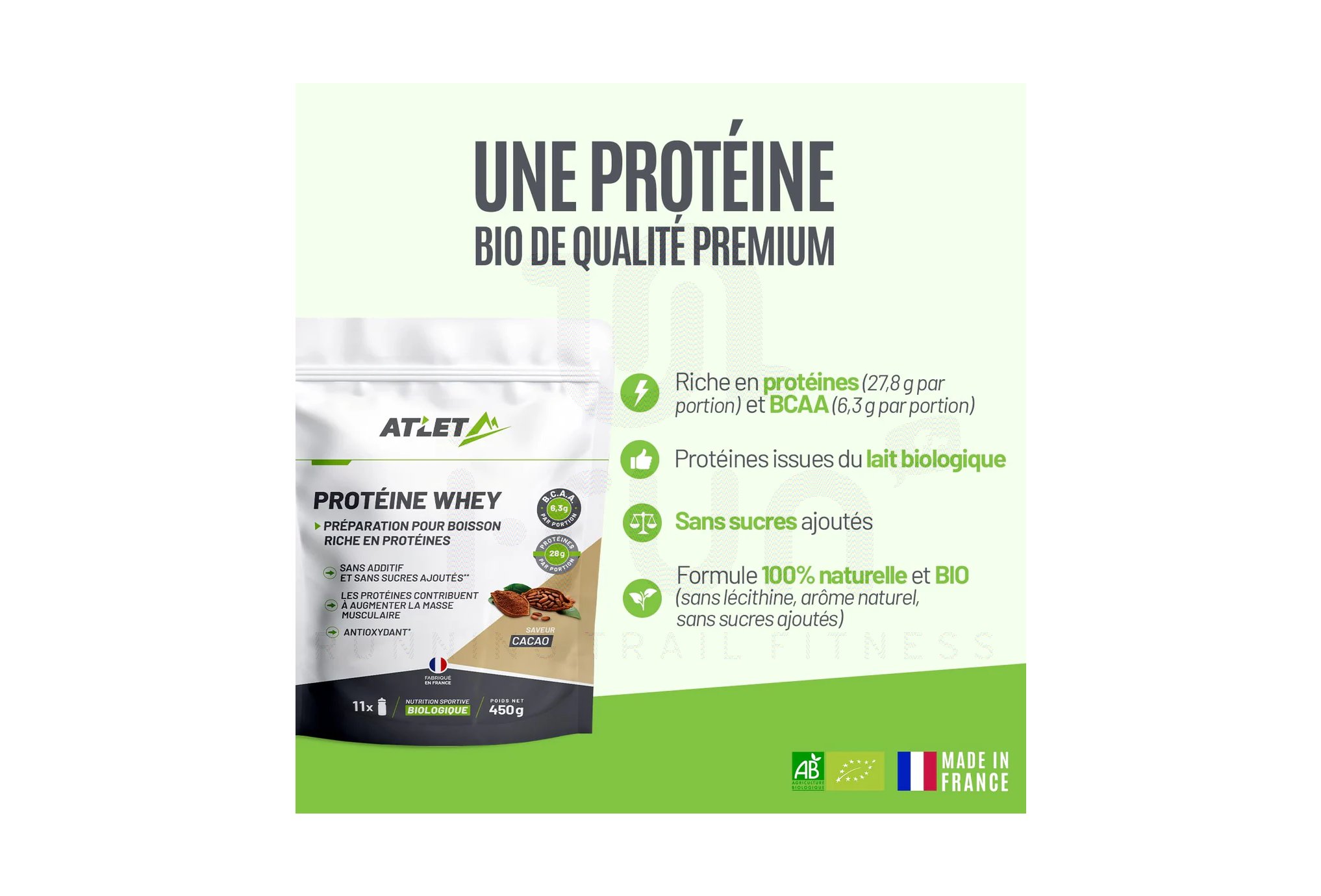 Atlet prote�na Whey - Cacao