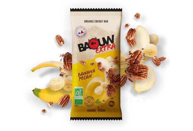 Baouw Bio-Energieriegel Extra - Banane - Pekannuss